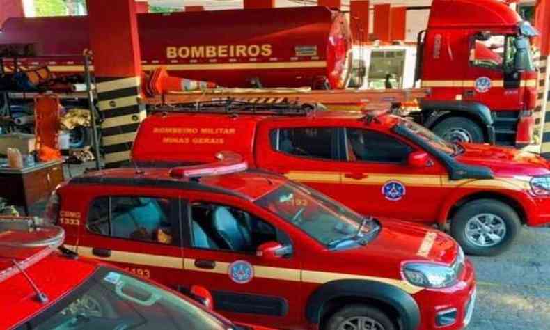 viaturas do corpo de bombeiros