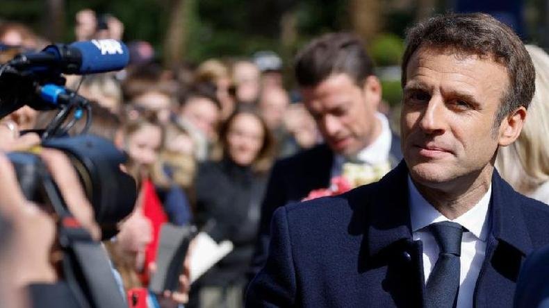 Macron venceu Le Pen no segundo turno em 2017 por 32 pontos percentuais de diferença(foto: Getty Images) Macron