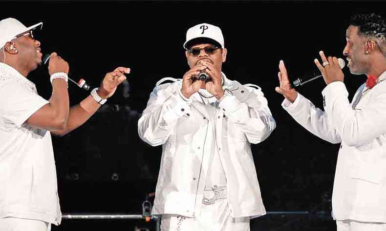O grupo Boyz II Men  um dos retratados na produo dividida em oito captulos: polmicas em torno do pioneirismo (foto: NETFLIX/DIVULGAO)