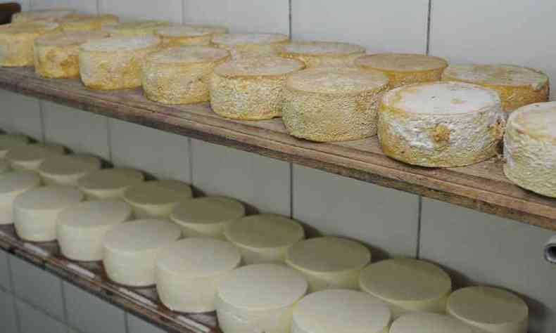 A receita da produo dos queijos do Serro cresceu 80,6% em relao a 2017, segundo do Sebrae Minas (foto: Juarez Rodrigues/EM/D.A Press )