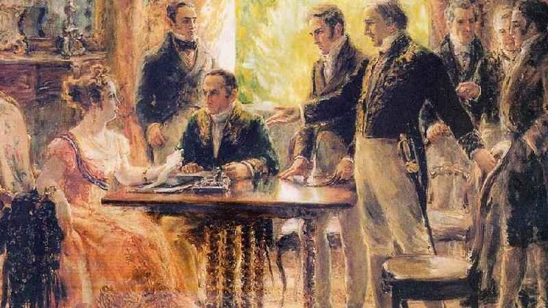 Pintura de Georgina de Albuquerque de D. Leopoldina