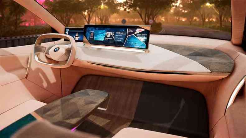 O prottipo futurista BMW iNext  um SUV eltrico que dever chegar ao mercado daqui a trs anos(foto: BMW/Divulgao)