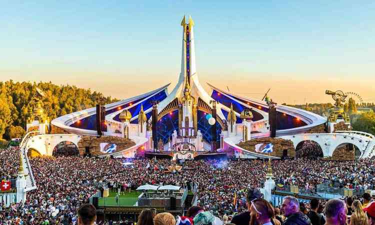 Palco Tomorrowland na Blgica, em 2022