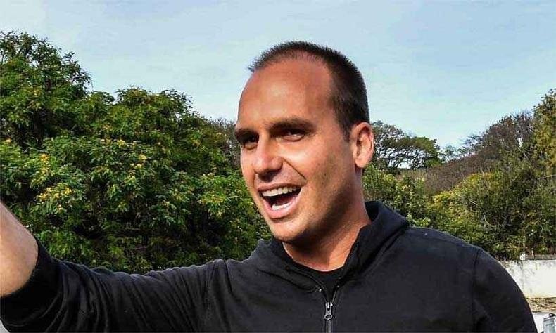 Deputado federal Eduardo Bolsonaro(foto: Nelson Almeida/AFP) Deputado federal Eduardo Bolsonaro(foto: Nelson Almeida/AFP)