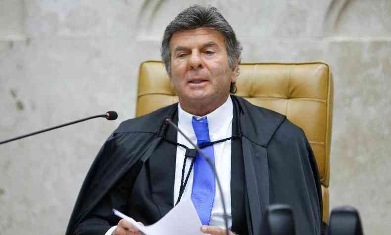 O presidente do Supremo Tribunal Federal, Luiz Fux(foto: Fellipe Sampaio /SCO/STF )