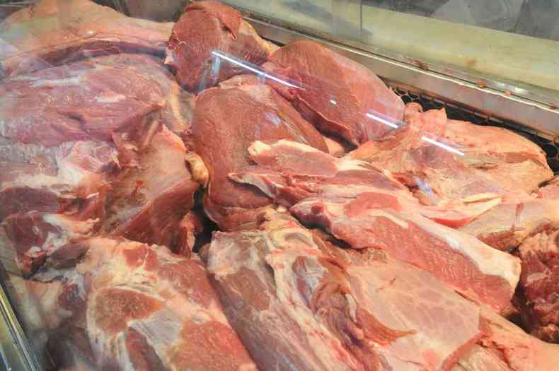 A carne foi um dos alimentos com maior elevao de preo no ms de outubro (foto: Marcos Vieira/EM/D.A Press.)