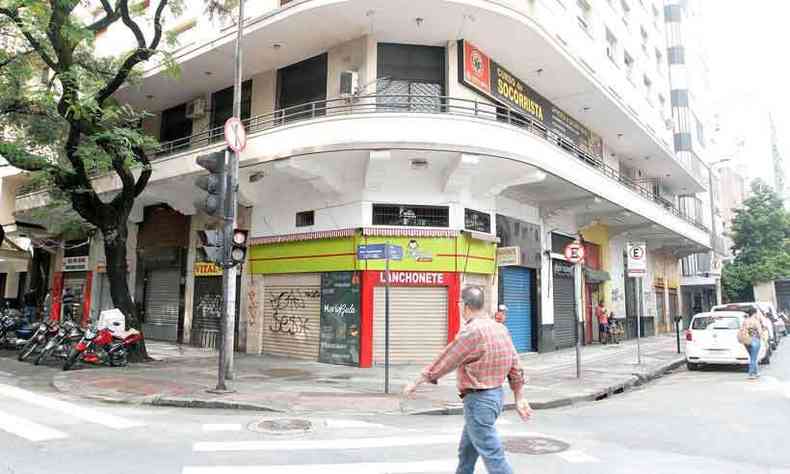 Comércio não-essencial em Belo Horizonte será fechado a partir de segunda-feira (11/01)(foto: Jair Amaral/EM/D.A Press)