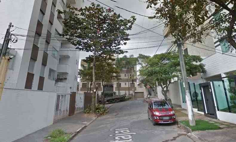 Suspeitos foram presos na Rua Niquelina, no Bairro Santa Efignia(foto: Google Street View)