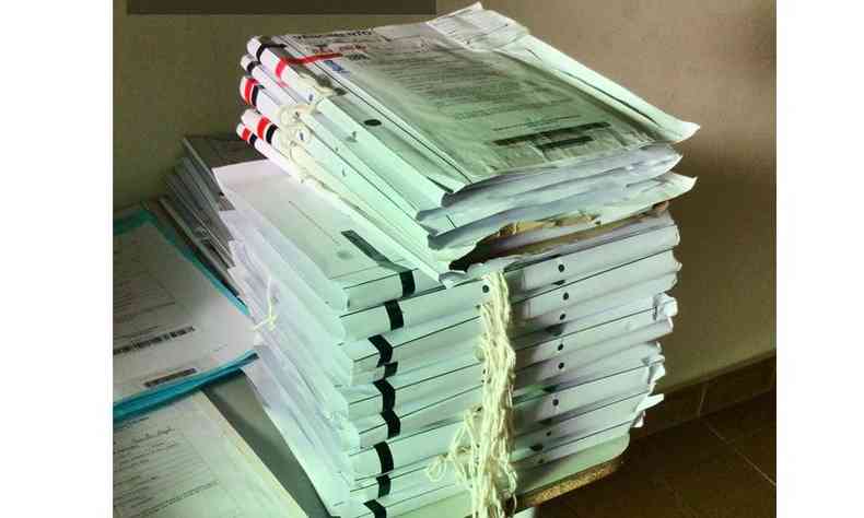 O inqurito policial da Operao Colheita Maldita finalizou com 18 volumes e aproximadamente 3.500 pginas(foto: PCMG/Divulgao)