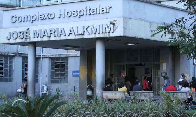 Complexo Hospitalar Jose Maria Alkimin, que tambm atende a vtimas do COVID-19(foto: Edesio Ferreira/EM/D.A Press)