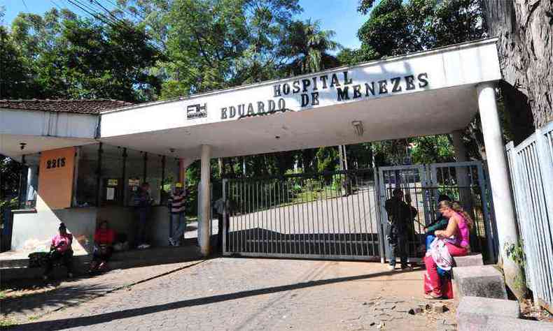 Hospital Eduardo de Menezes  referncia, mas ainda no teve afastamentos(foto: Gladyston Rodrigues/EM/D.A.Press)