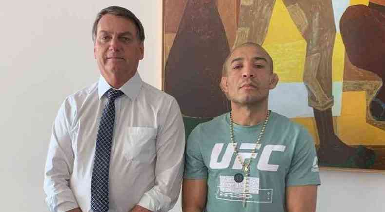 Bolsonaro e José Aldo 