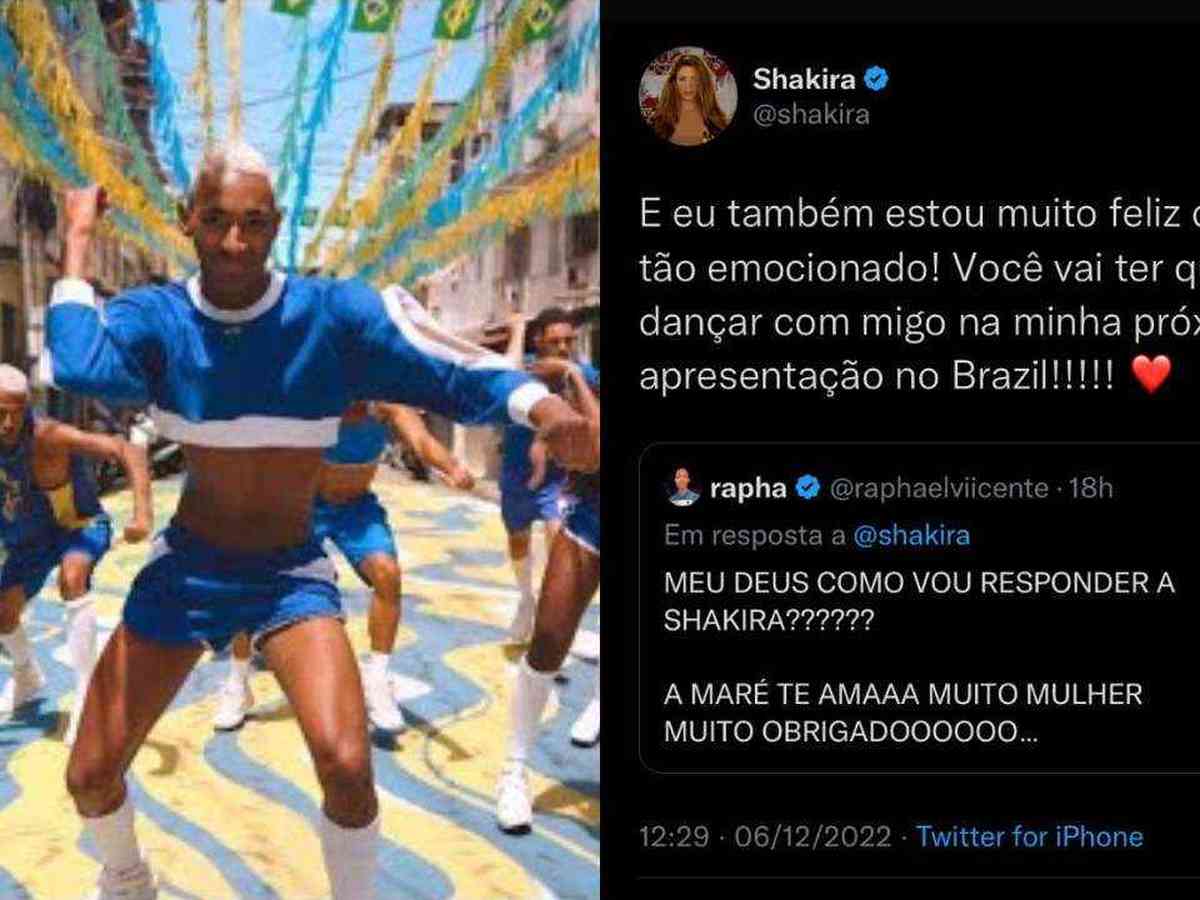 Shakira elogia 'Waka Waka na Maré' e convida influencer para show no Brasil  - Cultura - Estado de Minas