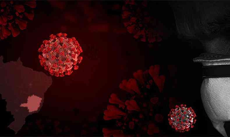 Especialistas acreditam que uma resposta das clulas T seja crucial para que o corpo humano desenvolva imunidade ao coronavrus(foto: Arte/EM.D.A press)