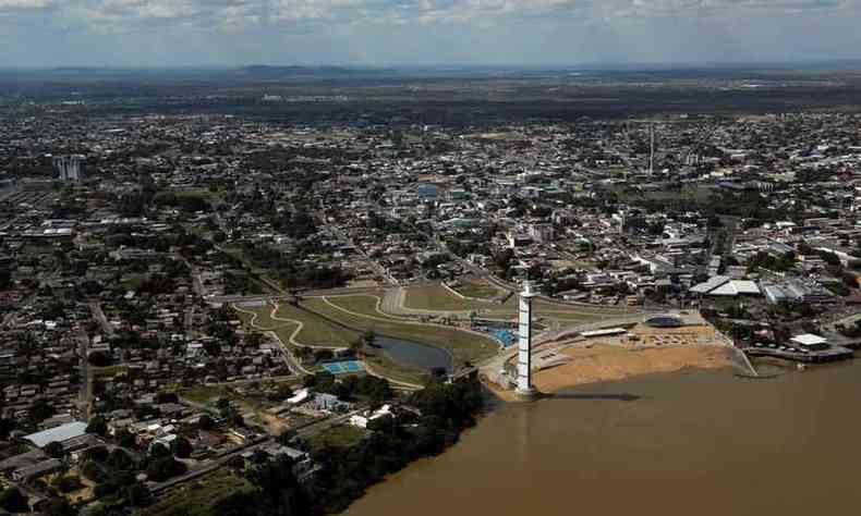 Boa Vista, vista aerea da capital de Roraima