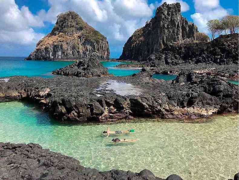 O arquiplago de Fernando de Noronha, no Nordeste brasileiro,  um dos destinos procurados por turistas do pas e do exterior