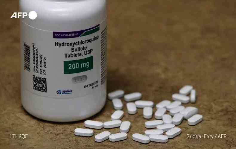 Comprimidos de hidroxicloroquina em uma farmcia em Provo, Utah, nos Estados Unidos, em 20 de maio de 2020
