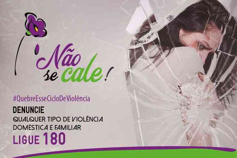 Campanha lanada pelo Tribunal de Justia de Minas Gerais e da Abrasel espalhou adesivos em banheiros de bares de BH para incentivar as vtimas a denunciar agresses(foto: TJMG e Abrasel/Divulgao)