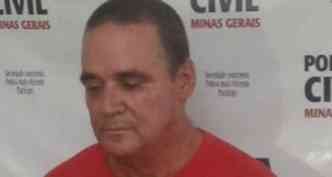 O suspeito, identificado como Oswaldo de Oliveira, j foi preso pelo mesmo crime em 1998(foto: Polcia Civil/ Divulgao )
