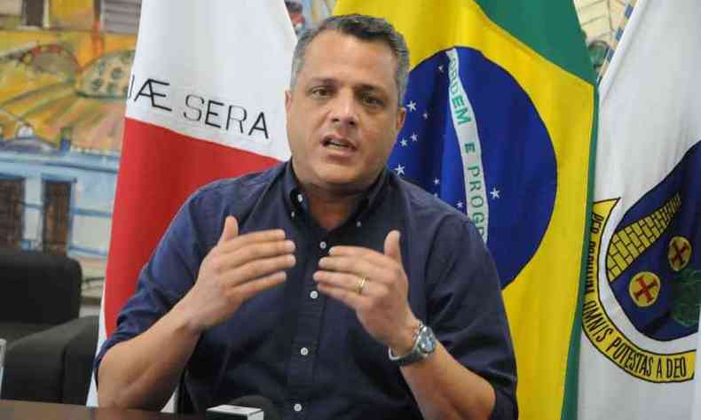 O prefeito de Contagem Alex de Freitas  investigado por lavagem de dinheiro e corrupo(foto: Paulo Filgueiras/EM/D.A Press.)