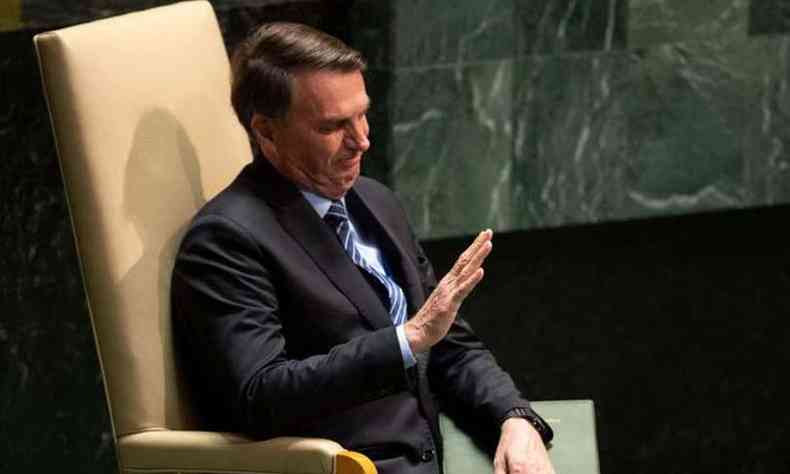 Bolsonaro diz que o interesse na Amaznia  por causa de minrios (foto: Don Emmert/ AFP)