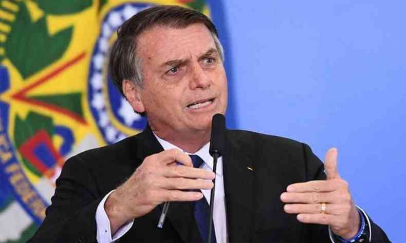 Bolsonaro est irritado com o senador que pediu a instalao da CPI da Covid(foto: AFP)
