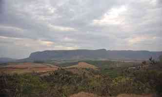 Vista do Parque Nacional da Serra da Canastra: at o momento, no h registro da morte de primatas(foto: Leandro Couri/EM/DA Press)