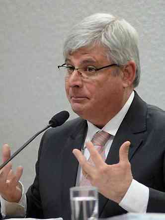 Procurador-geral da Repblica, Rodrigo Janot diz no parecer que a lei foi fruto de presso corporativista de associaes de delegados(foto: Geraldo Magela/Agncia Senado )