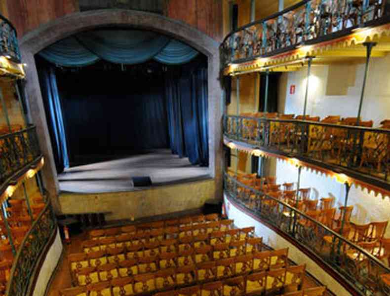 A Casa da pera de Ouro Preto, impvida, comemora seus 250 anos em 2020.  o teatro mais antigo em atividade nas Amricas (foto: Beto Novaes/EM/D.A Press)