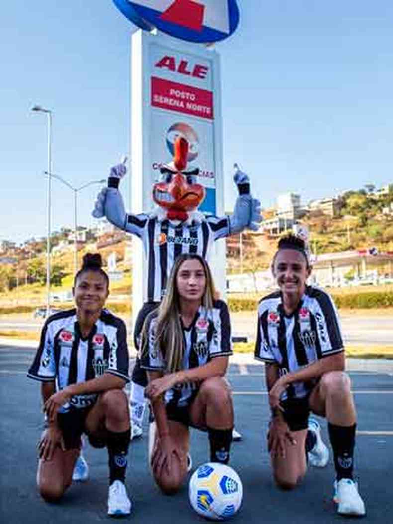 O apoio ao futebol feminino do Galo  estratgico para o crescimento da marca no estado(foto: ALE/Divulgao )