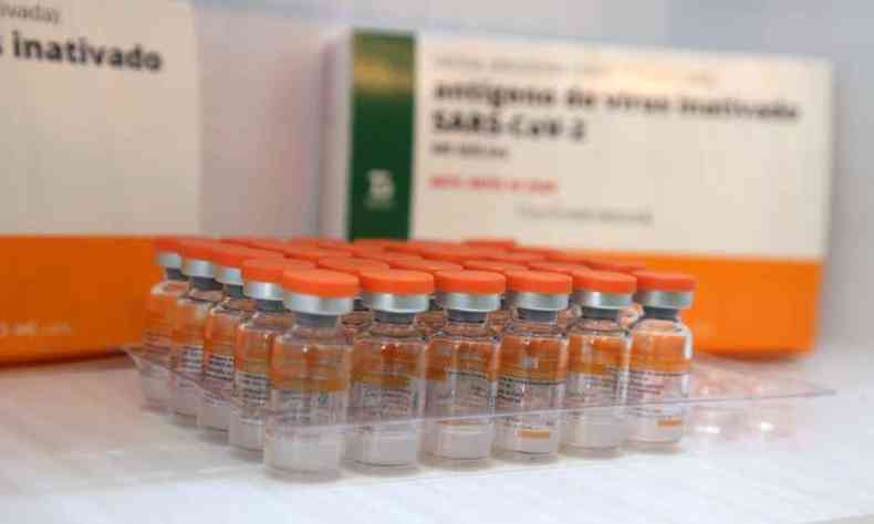 CoronaVac foi o primeiro imunizante a obter aval emergencial da Anvisa(foto: Governo de SP/Divulgao)