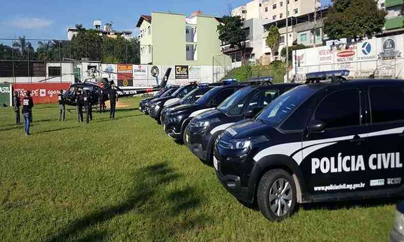 No total, 13 pessoas foram presas no interior de Minas 