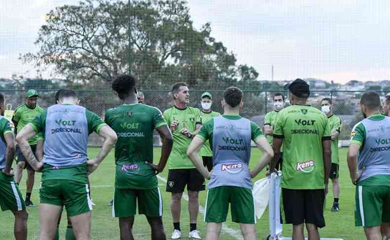 Vagner Mancini far sua estreia no comando tcnico do Amrica diante do Juventude(foto: Mouro Panda/Amrica)