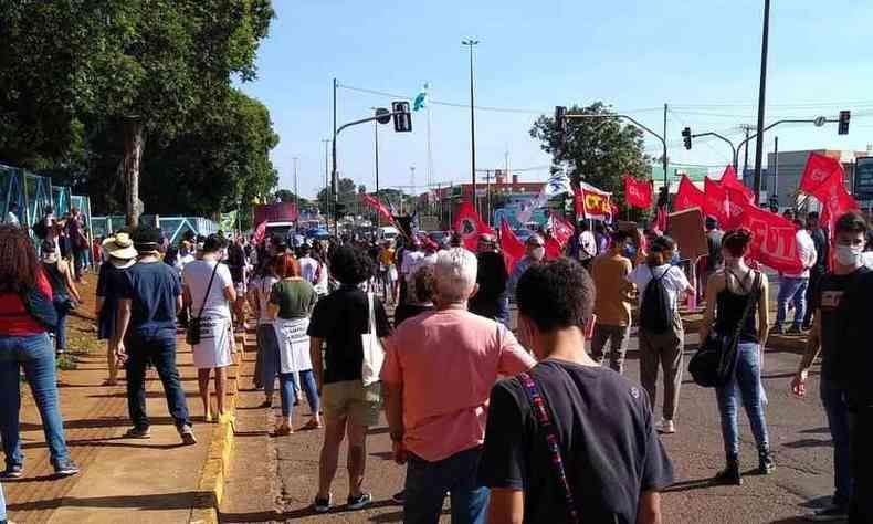 Protestos em Campo Grande