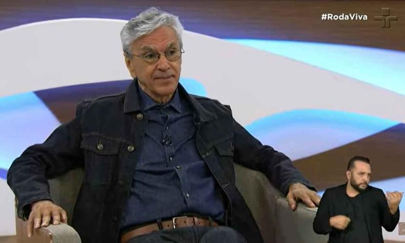 O cantor Caetano Veloso