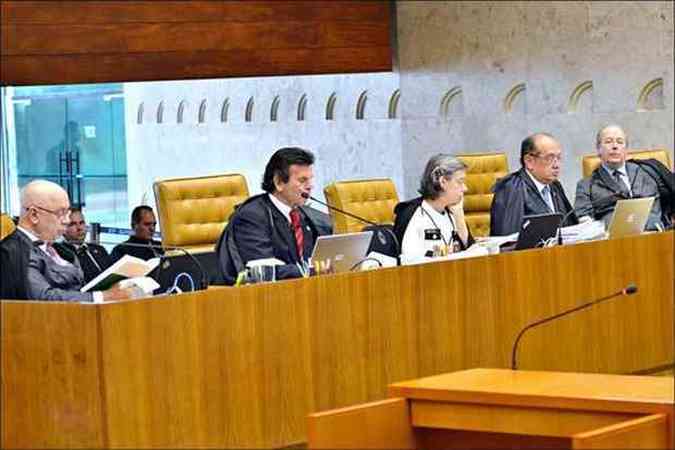 Em dezembro, quatro ministros votaram pela ilegalidade da doao de campanha por empresas(foto: Jos Cruz/ABR)