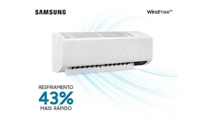 Ar-condicionado Samsung WindFree 12.000 BTUs