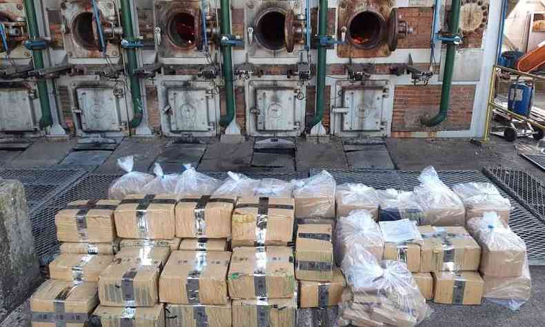 Toda a droga veio de uma apreenso feita pela PM(foto: Divulgao/Polcia Civil)