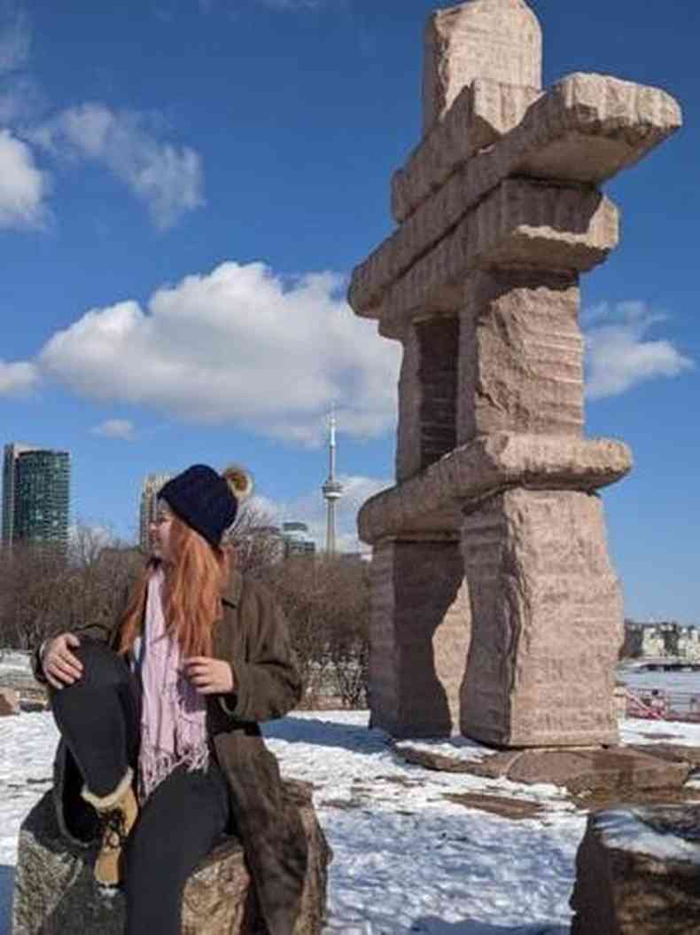 Melanie Dix Jordan morou em Toronto at o ms passado e atualmente est em Vancouver(foto: Arquivo pessoal)