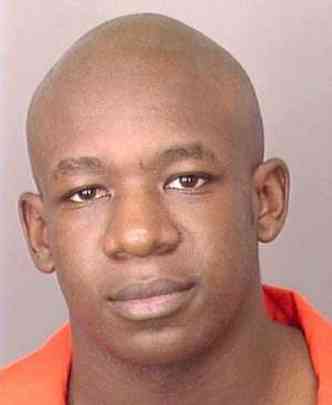 Yokamon Hearn quando foi preso aos 19 anos acusado de assassinato(foto: Divulgao / Departamento de Polcia de Dallas)
