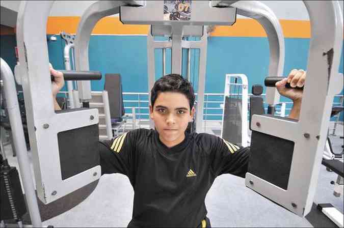 Gabriel Barreto, de 13 anos, diz que est mais centrado nos estudos (foto: Juarez Rodrigues/EM/D.A Press)