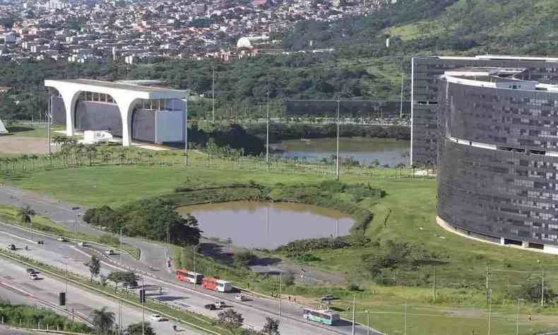 Vista area da Cidade Administrativa