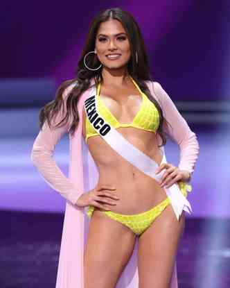 A miss Mxico Andrea Meza derrotou 74 candidatas no concurso.
