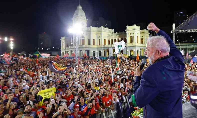 Lula em BH, na Praa da Estao
