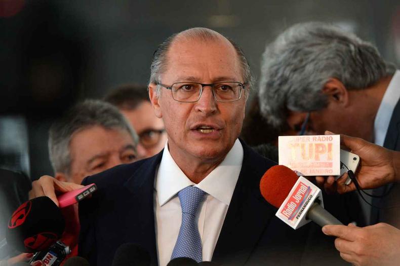 Alckmin foi governador do estado de So Paulo entre 2001 e 2006 e de 2011 a 2018(foto: Agncia Brasil/Reproduo)