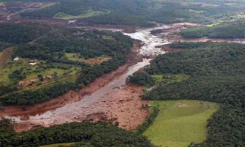 Rompimento da barragem da Vale em Brumadinho deixou 186 mortos(foto: AFP PHOTO / BRAZILIAN PRESIDENCY / ISAC NOBREGA)