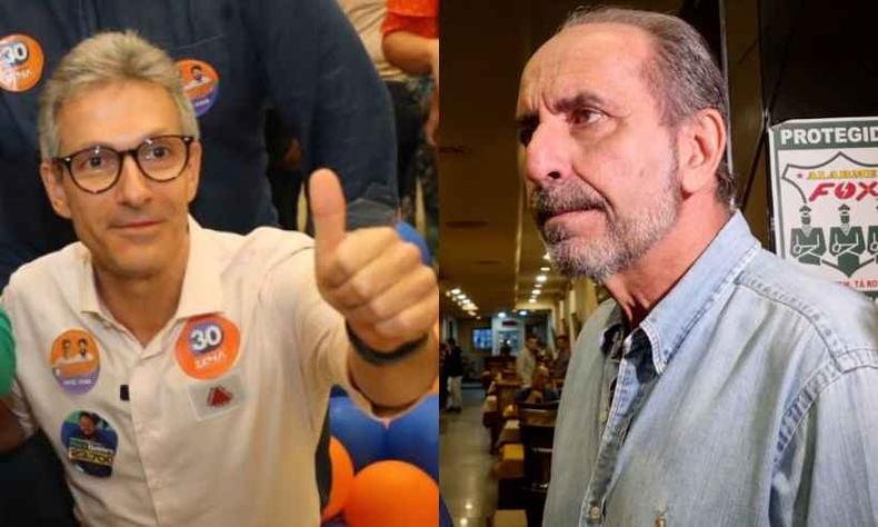 Montagem: Zema x Kalil