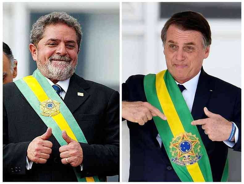Lula e Bolsonaro 