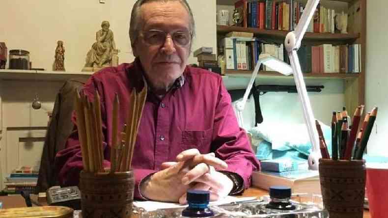 O filsofo Olavo de Carvalho, morto em 2022