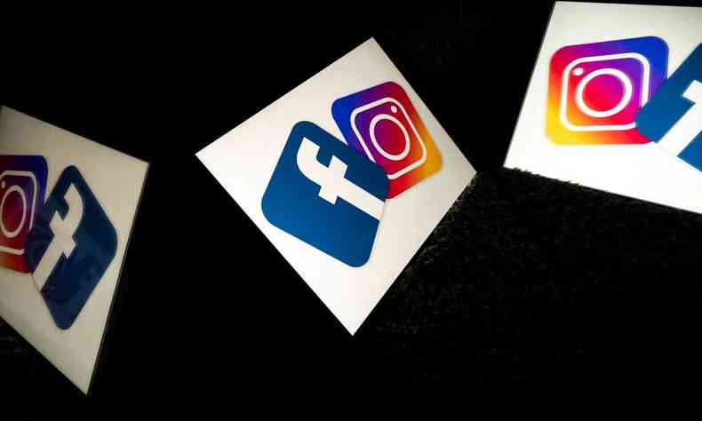cones dos aplicativos Instagram e Facebook